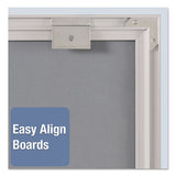 Quartet® Matrix Magnetic Boards, Painted Steel, 16 X 16, White, Aluminum Frame freeshipping - TVN Wholesale 