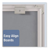 Quartet® Matrix Magnetic Boards, Painted Steel, 34 X 23, White, Aluminum Frame freeshipping - TVN Wholesale 