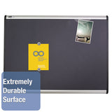 Quartet® Prestige Plus Magnetic Fabric Bulletin Board, 48 X 36, Aluminum Frame freeshipping - TVN Wholesale 