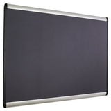 Quartet® Prestige Plus Magnetic Fabric Bulletin Board, 48 X 36, Aluminum Frame freeshipping - TVN Wholesale 