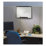 Quartet® Motion Portable Dry Erase Board, 24 X 18, White, Black Frame freeshipping - TVN Wholesale 