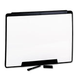 Quartet® Motion Portable Dry Erase Board, 36 X 24, White, Black Frame freeshipping - TVN Wholesale 