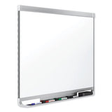 Quartet® Prestige 2 Duramax Magnetic Porcelain Whiteboard, 48 X 36, Silver Frame freeshipping - TVN Wholesale 