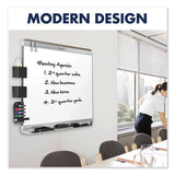 Quartet® Prestige 2 Duramax Magnetic Porcelain Whiteboard, 48 X 36, Mahogany Frame freeshipping - TVN Wholesale 