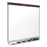 Quartet® Prestige 2 Duramax Magnetic Porcelain Whiteboard, 96 X 48, Mah. Frame freeshipping - TVN Wholesale 
