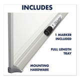 Quartet® Porcelain Magnetic Whiteboard, 72 X 48, Aluminum Frame freeshipping - TVN Wholesale 