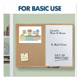 Quartet® Bulletin-dry-erase Board, Melamine-cork, 48 X 36, White-brown, Oak Finish Frame freeshipping - TVN Wholesale 