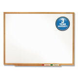 Quartet® Classic Series Total Erase Dry Erase Board, 48 X 36, Oak Finish Frame freeshipping - TVN Wholesale 