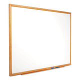 Quartet® Classic Series Total Erase Dry Erase Board, 96 X 48, Oak Finish Frame freeshipping - TVN Wholesale 