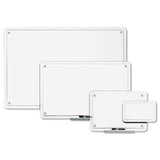 Quartet® Iq Total Erase Board, 11 X 7, White, Clear Frame freeshipping - TVN Wholesale 