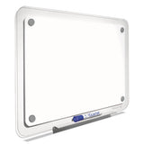 Quartet® Iq Total Erase Board, 23 X 16, White, Clear Frame freeshipping - TVN Wholesale 