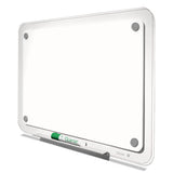 Quartet® Iq Total Erase Board, 23 X 16, White, Clear Frame freeshipping - TVN Wholesale 