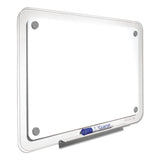 Quartet® Iq Total Erase Board, 36 X 23, White, Clear Frame freeshipping - TVN Wholesale 