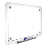 Quartet® Iq Total Erase Board, 49 X 32, White, Clear Frame freeshipping - TVN Wholesale 