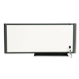 Quartet® Prestige Cubicle Total Erase Whiteboard, 36 X 18, White Surface, Graphite Frame freeshipping - TVN Wholesale 