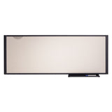Quartet® Prestige Cubicle Total Erase Whiteboard, 48 X 18, White Surface, Graphite Frame freeshipping - TVN Wholesale 