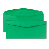 Quality Park™ Colored Envelope, #10, Commercial Flap, Gummed Closure, 4.13 X 9.5, Green, 25-pack freeshipping - TVN Wholesale 