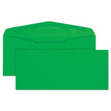 Quality Park™ Colored Envelope, #10, Commercial Flap, Gummed Closure, 4.13 X 9.5, Green, 25-pack freeshipping - TVN Wholesale 