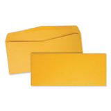 Quality Park™ Kraft Envelope, #10, Commercial Flap, Gummed Closure, 4.13 X 9.5, Brown Kraft, 500-box freeshipping - TVN Wholesale 