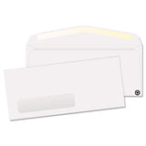 Quality Park™ Window Envelope, #10, Commercial Flap, Gummed Closure, 4.13 X 9.5, White, 500-box freeshipping - TVN Wholesale 