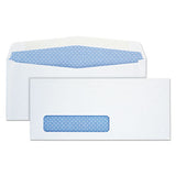 Quality Park™ Window Envelope, #10, Bankers Flap, Gummed Closure, 4.13 X 9.5, White, 500-box freeshipping - TVN Wholesale 