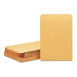 Quality Park™ Clasp Envelope, #15 1-2, Square Flap, Clasp-gummed Closure, 12 X 15.5, Brown Kraft, 100-box freeshipping - TVN Wholesale 