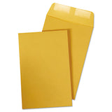 Quality Park™ Catalog Envelope, #1, Square Flap, Gummed Closure, 6 X 9, Brown Kraft, 100-box freeshipping - TVN Wholesale 