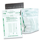 Quality Park™ Poly Night Deposit Bags With Tear-off Receipt, 8.5 X 10.5, White, 100-pack freeshipping - TVN Wholesale 