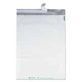 Quality Park™ Redi-strip Poly Mailer, #6, Square Flap, Redi-strip Closure, 14 X 19, White, 100-pack freeshipping - TVN Wholesale 