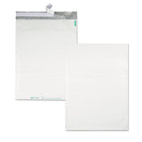 Quality Park™ Redi-strip Poly Mailer, #5 1-2, Square Flap, Redi-strip Closure, 14 X 17, White, 100-pack freeshipping - TVN Wholesale 