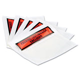 Quality Park™ Self-adhesive Packing List Envelope, 4.5 X 5.5, Clear-orange, 1,000-carton freeshipping - TVN Wholesale 