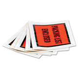 Quality Park™ Self-adhesive Packing List Envelope, 4.5 X 5.5, Orange, 1,000-carton freeshipping - TVN Wholesale 