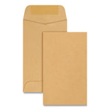 Quality Park™ Kraft Coin And Small Parts Envelope, #3, Square Flap, Gummed Closure, 2.5 X 4.25, Brown Kraft, 500-box freeshipping - TVN Wholesale 
