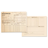 Quality Park™ Employee Record Jacket, Straight Tab, Letter Size, Manila, 100-box freeshipping - TVN Wholesale 