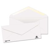 Quality Park™ Business Envelope, #10, Commercial Flap, Gummed Closure, 4.13 X 9.5, White, 1,000-box freeshipping - TVN Wholesale 