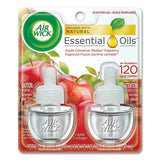 Air Wick® Scented Oil Refill, 0.67 Oz, Apple Cinnamon Medley, 2-pack, 6 Packs-carton freeshipping - TVN Wholesale 