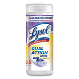 LYSOL® Brand Dual Action Disinfecting Wipes, Citrus, 7 X 7.5, 35-canister freeshipping - TVN Wholesale 