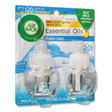 Air Wick® Scented Oil Refill, Fresh Linen, 0.67 Oz, 2-pack freeshipping - TVN Wholesale 