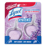 LYSOL® Brand Hygienic Automatic Toilet Bowl Cleaner, Cotton Lilac, 2-pack freeshipping - TVN Wholesale 