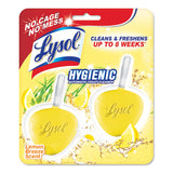 LYSOL® Brand Hygienic Automatic Toilet Bowl Cleaner, Lemon Breeze, 2-pack freeshipping - TVN Wholesale 