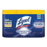 LYSOL® Brand Disinfecting Wipes, 7 X 7.25, Lemon And Lime Blossom, 80 Wipes-canister, 3 Canisters-pack, 2 Packs-carton freeshipping - TVN Wholesale 
