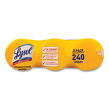 LYSOL® Brand Disinfecting Wipes, 7 X 7.25, Lemon And Lime Blossom, 80 Wipes-canister, 3 Canisters-pack freeshipping - TVN Wholesale 