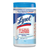 LYSOL® Brand Disinfecting Wipes, 7 X 7.25, Crisp Linen, 80 Wipes-canister, 6 Canisters-carton freeshipping - TVN Wholesale 