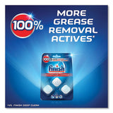 FINISH® Dishwasher Cleaner Pouches, Original Scent, Pouch, 3 Tabs-pack freeshipping - TVN Wholesale 