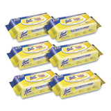 LYSOL® Brand Disinfecting Wipes Flatpacks, 6.69 X 7.87, Lemon And Lime Blossom, 80 Wipes-flat Pack, 6 Flat Packs-carton freeshipping - TVN Wholesale 