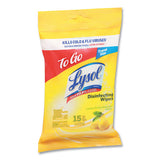 LYSOL® Brand Disinfecting Wipes Flatpacks, 6.29 X 7.87, Lemon And Lime Blossom, 15 Wipes-flat Pack, 48 Flat Packs-carton freeshipping - TVN Wholesale 