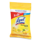 LYSOL® Brand Disinfecting Wipes Flatpacks, 6.29 X 7.87, Lemon And Lime Blossom, 15 Wipes-flat Pack, 48 Flat Packs-carton freeshipping - TVN Wholesale 