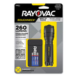 Rayovac® Led Aluminum Flashlight, 3 Aaa Batteries (included), Black freeshipping - TVN Wholesale 