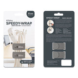 UT Wire® Speedy-wrap Magnetic Cable Wrap, 0.82" X 10", Gray, 2-pack freeshipping - TVN Wholesale 