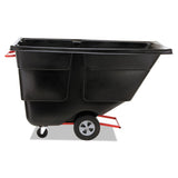 Rubbermaid® Commercial Rotomolded Tilt Truck, Rectangular, Plastic, 850 Lb Capacity, Black freeshipping - TVN Wholesale 